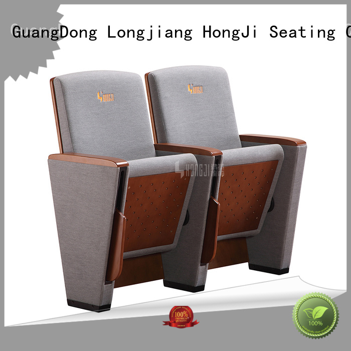 HONGJI auditorium audience seating chairs upholstery cinema