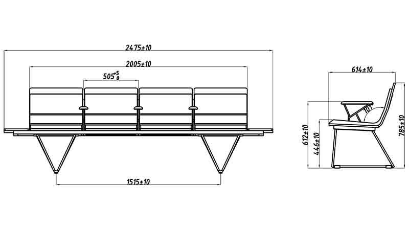 European style waiting chairs for hospital h63b4ft public seating solution for hosiptal-1