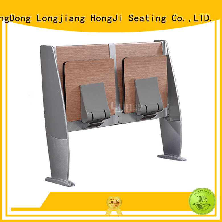 Quality HONGJI Brand chair with built in desk seat tc972a