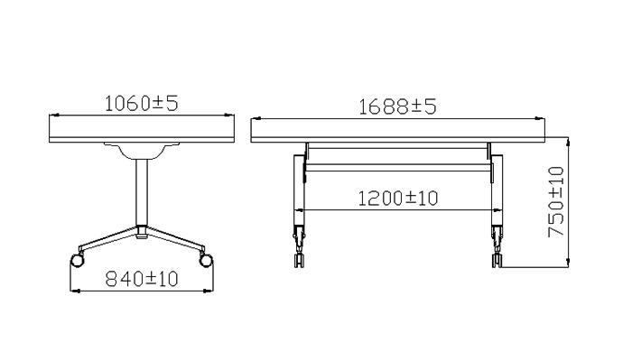 HONGJI foldable office furniture exporter for classroom-1