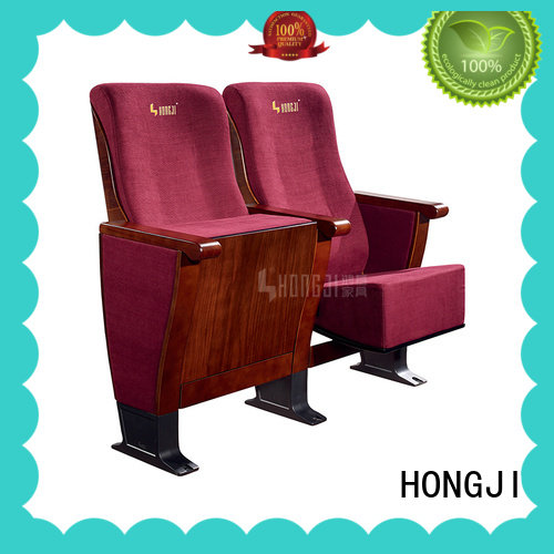 HONGJI newly style auditorium seating chairs supplier for cinema