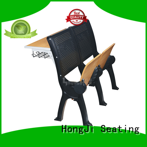 ISO14001 certified student desk and chair wooden manufacturer for university