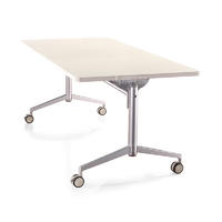 Movable folding spliced aluminum alloy conference training table HD-04C