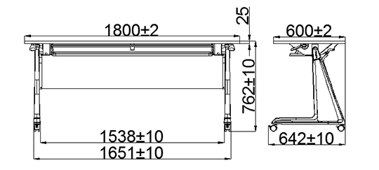 Folding Training Conference Table HD-13B-1