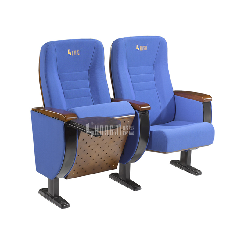 Price wooden hall auditorium seat design with tablet HJ82