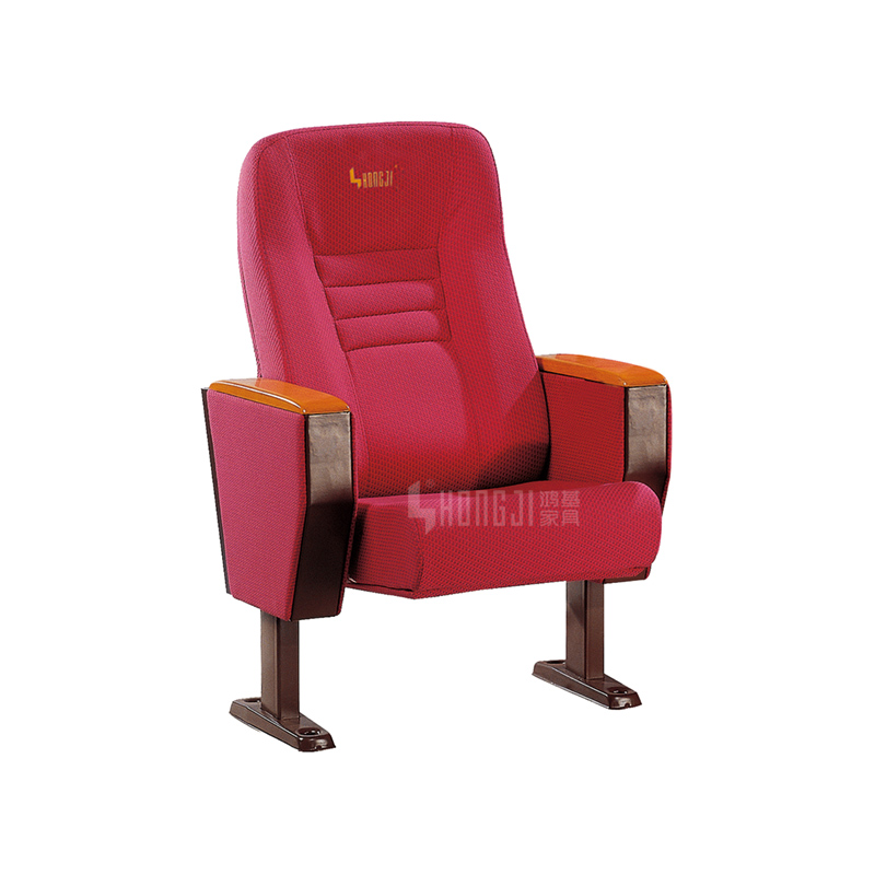 Tip-up Seat Fabric Back Auditorium Chair With Writing Pad HJ58A