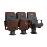 High Light Painting Solid Wood Office Theater Auditorium Seating HJ803F