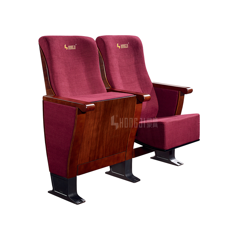 High Quality Solid Wood Church Cinema Auditorium Theater Seating HJ8013A
