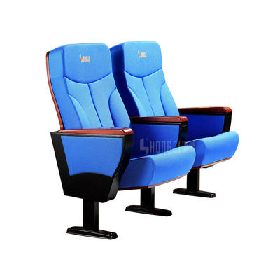 Wholesale University Auditorium Chairs With Writing Pad Cheap Folding Church Chairs Fabric Cinema Seats HJ9106