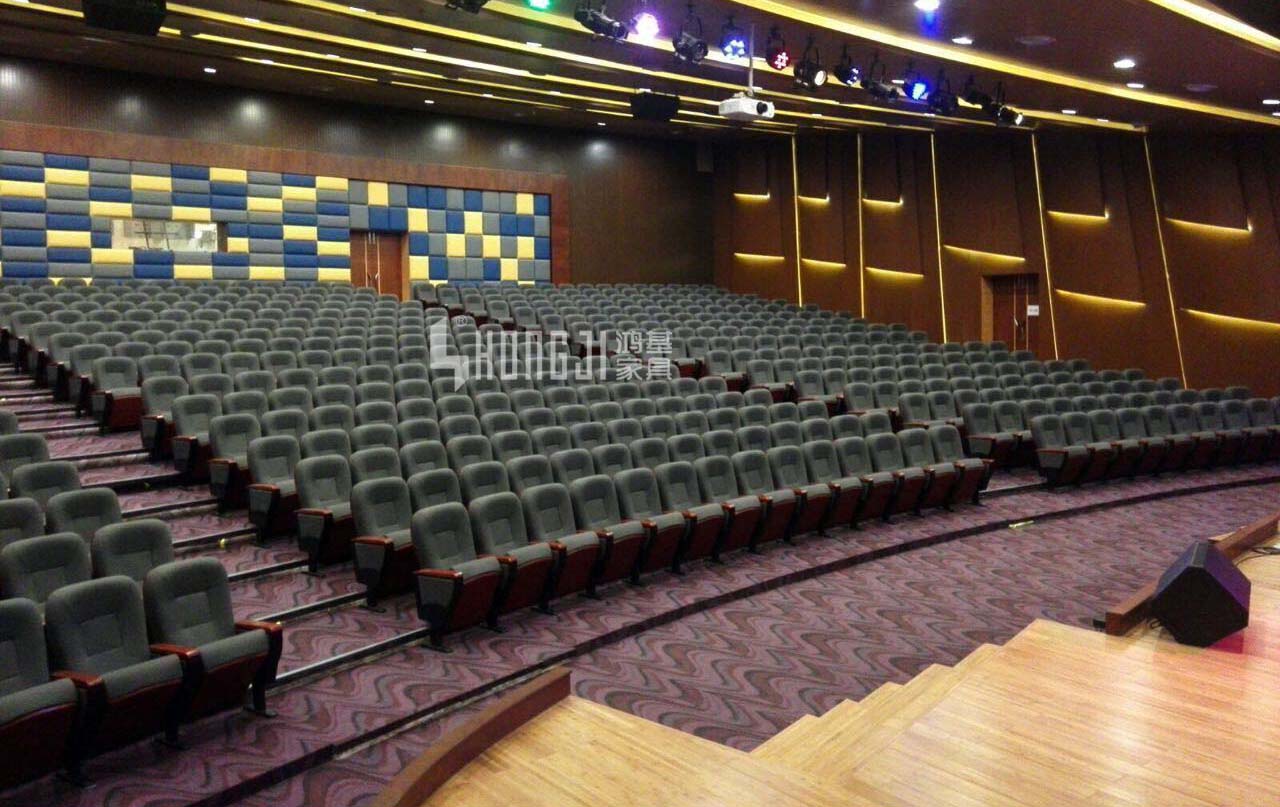 HONGJI newly style two seat theater seating supplier for student