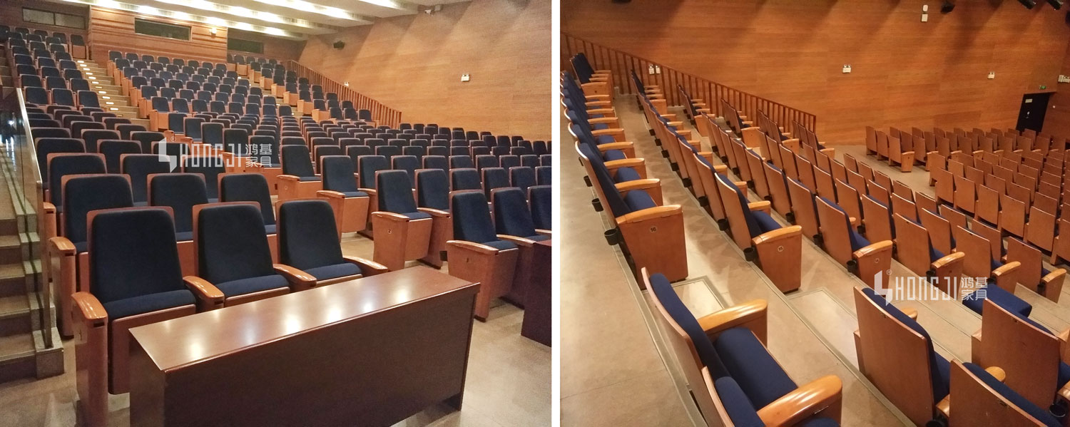 lecture theatre chairs commercial abs auditorium chairs HONGJI Brand