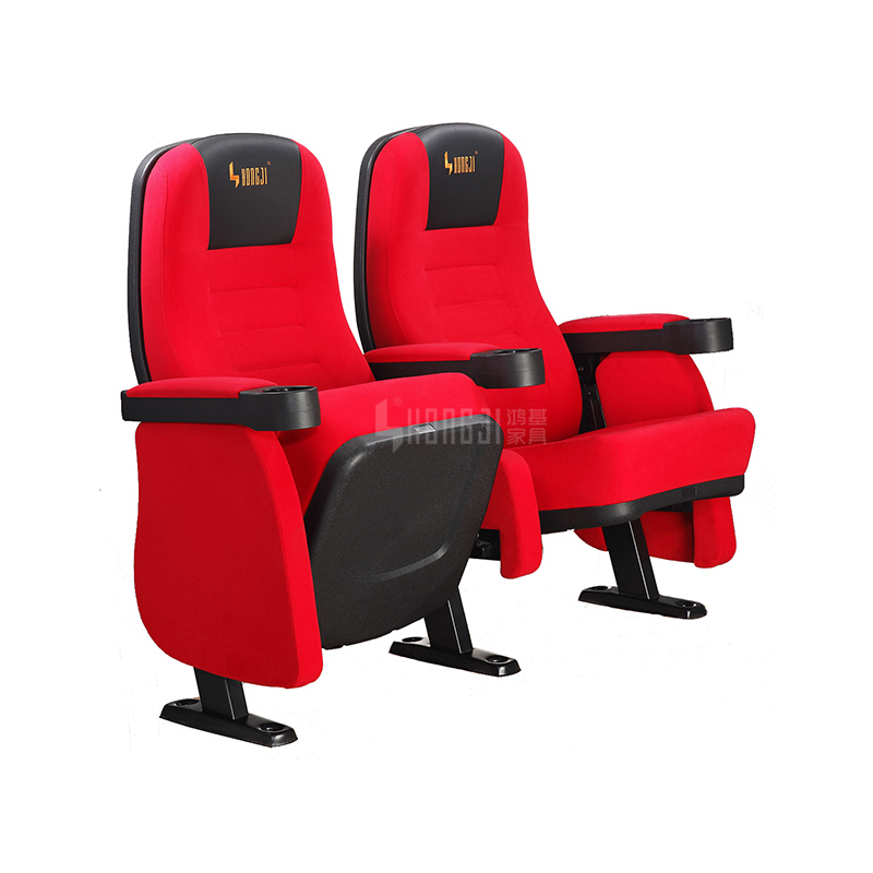 3D Multiplex Theater Seating, Cinema Chair with Push or Rocking Back HJ95