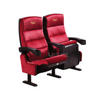 Movie Cinema seats cinema chairs exporters featuring in cinema seat sofa in red HJ9910A