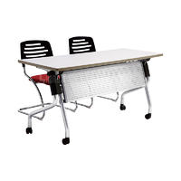 Foldable conference desk small meeting room table movable morern conference table HD-10B