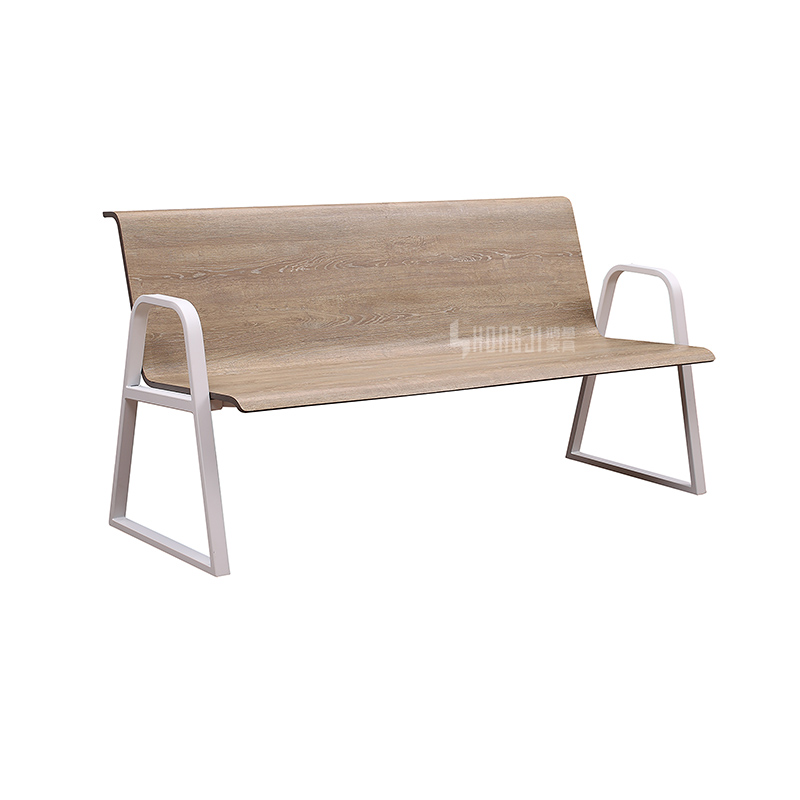 Hongji Steel Public Bench Hospital Visitor 3 Seater Waiting Seat H72D-3