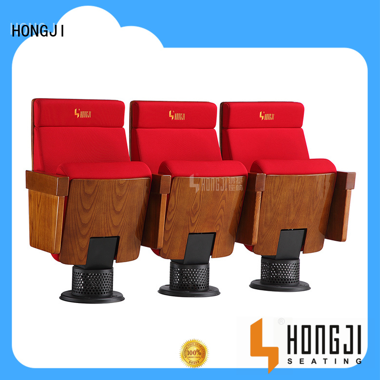 HONGJI outstanding durability church auditorium seating manufacturer for student