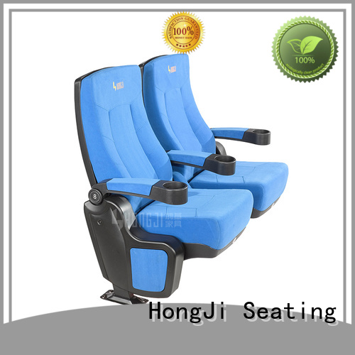 fashionable leather home theater chairs competitive price for theater HONGJI