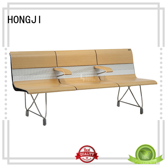 HONGJI durable in use waiting room bench design for travel terminal