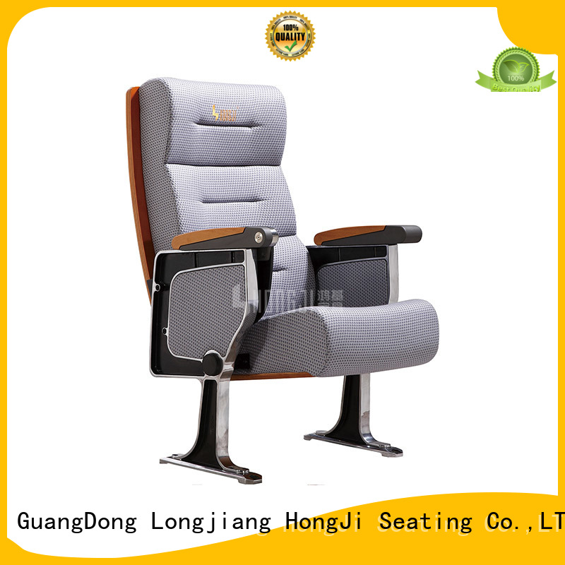 HONGJI outstanding durability 2 seat theater seating factory for sale