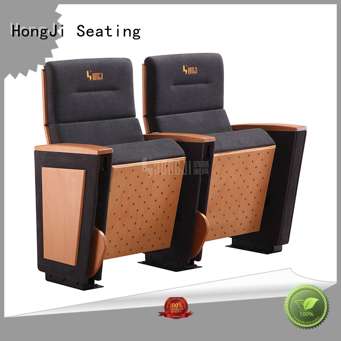 HONGJI 3 seat theater seating manufacturer for university classroom