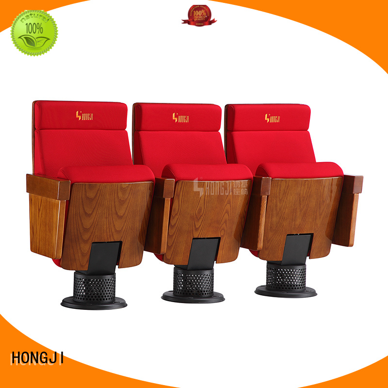 lecture theatre chairs aluminium plastic tablet HONGJI Brand