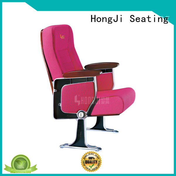 HONGJI elegant stadium theater seating furniture manufacturer for cinema