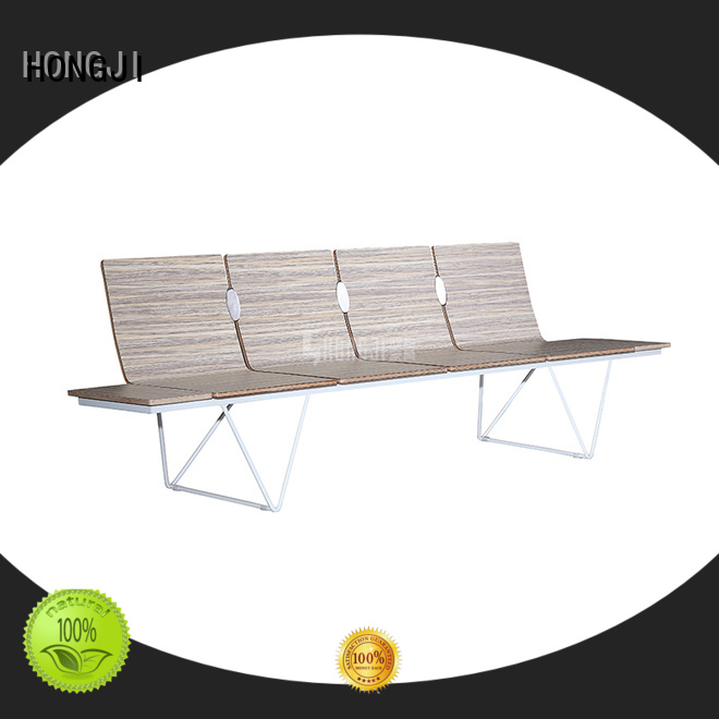 HONGJI European style waiting room bench fine workmanship for hosiptal