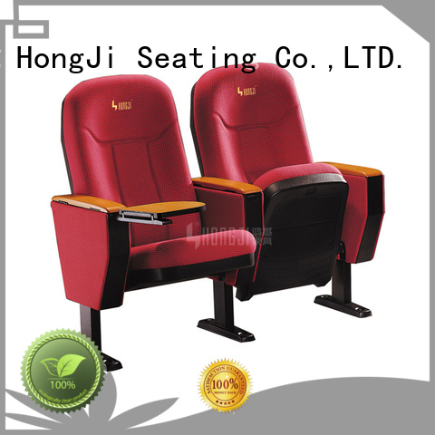 Hot Sale Commercial High Quality Steel Frame Auditorium Seating Upholstery FabricTheater Seats HJ63