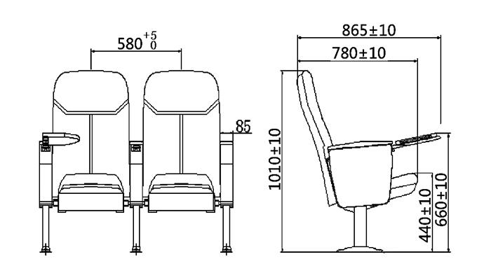 HONGJI unparalleled best church chairs manufacturer for office furniture-1