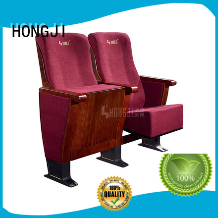 HONGJI black theater chairs supplier for university classroom