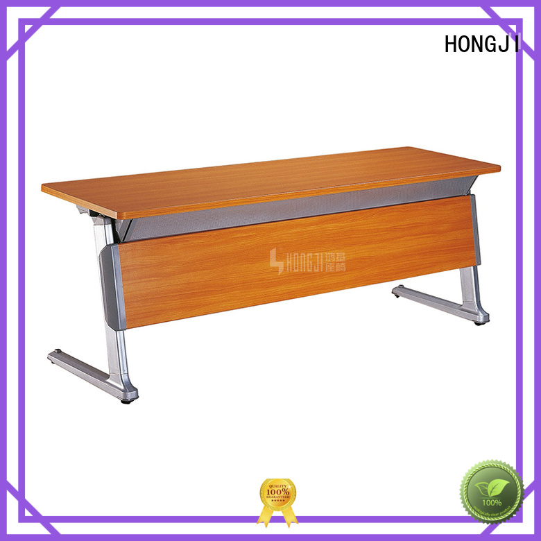 HONGJI Brand hd04a1 sectional large wooden office desk manufacture