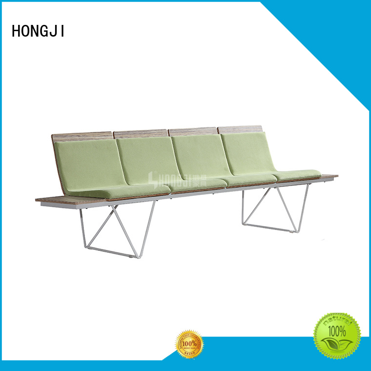 HONGJI h63b4ft waiting chair fine workmanship for bank