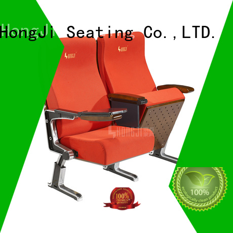 HONGJI elegant fabric theater seating manufacturer for cinema