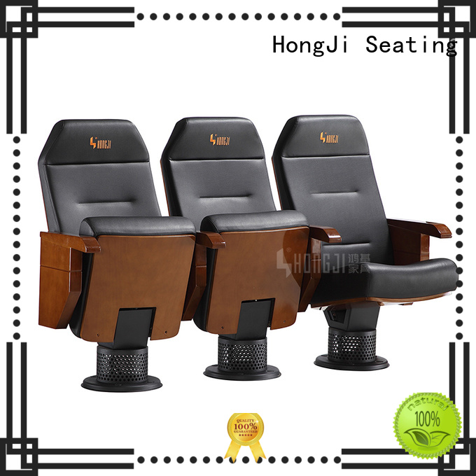 HONGJI high-end black theater chairs factory for student