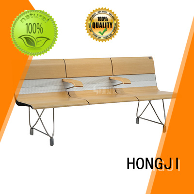 HONGJI h63b4t waiting bench fine workmanship for bank