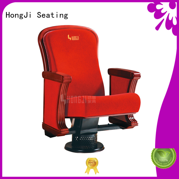 HONGJI red auditorium chair writing for