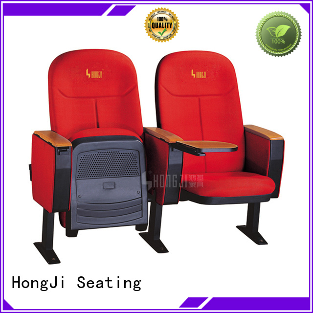 HONGJI Brand wood hj9604 auditorium chairs space factory