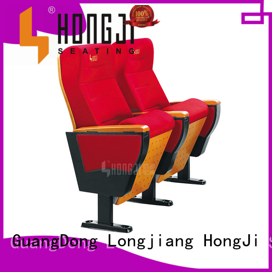 HONGJI newly style stackable auditorium seating supplier for university classroom