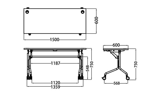 movable modern office furniture hd10b exporter for school-1