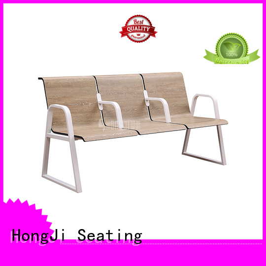 HONGJI h63d3 reception room chairs public seating solution for bank