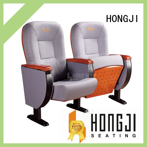 HONGJI excellent leather theater seating high-end for student