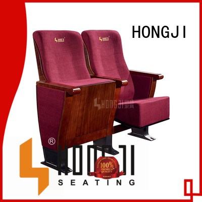 HONGJI tipup audience seating chairs with university