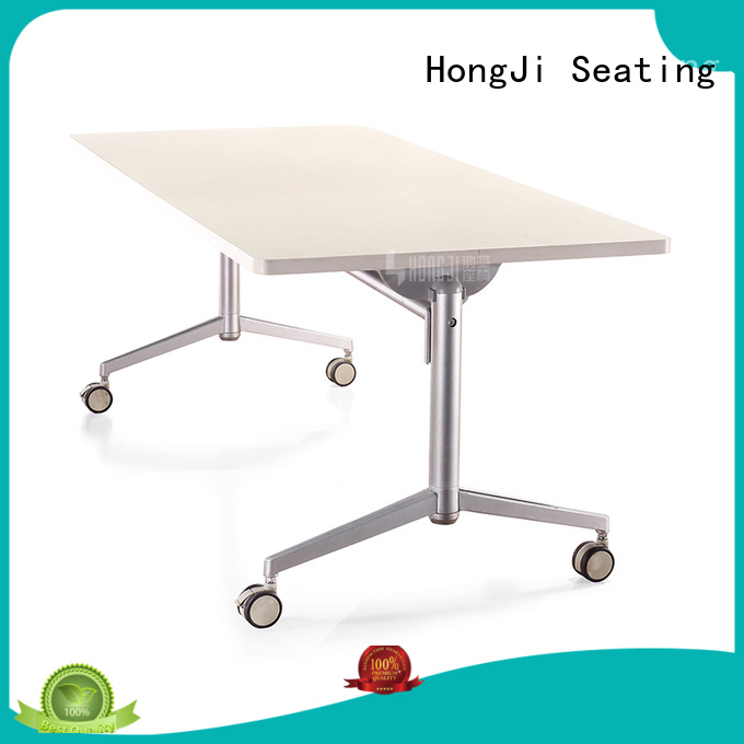 Movable folding spliced aluminum alloy conference training table HD-04C