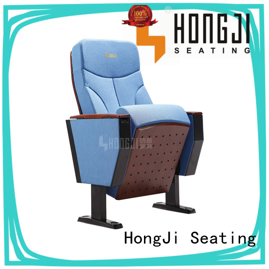 HONGJI plastic 4 seat theater seating usb office