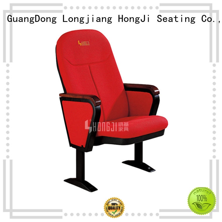 HONGJI outstanding durability cinema hall chairs factory for cinema