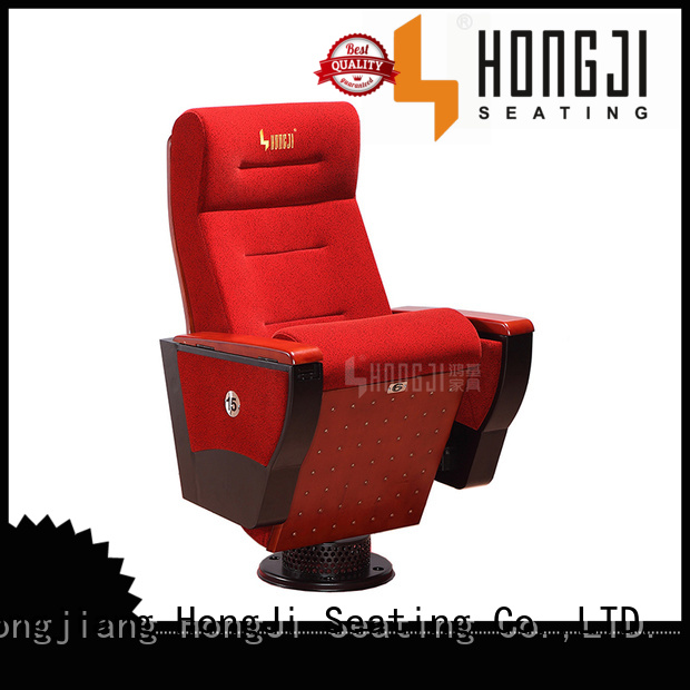 HONGJI newly style church seating chairs supplier for cinema