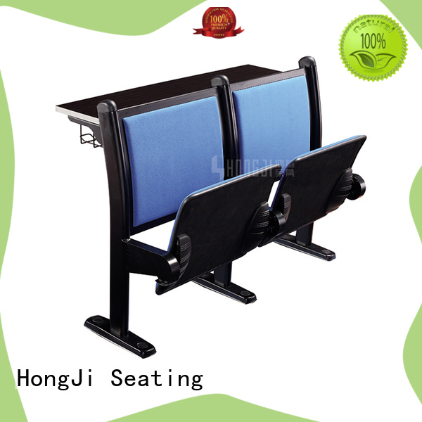 HONGJI ISO14001 certified middle school desk supplier for university