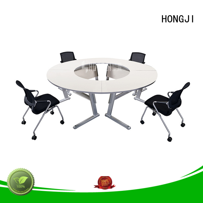 HONGJI movable white office desk exporter for classroom