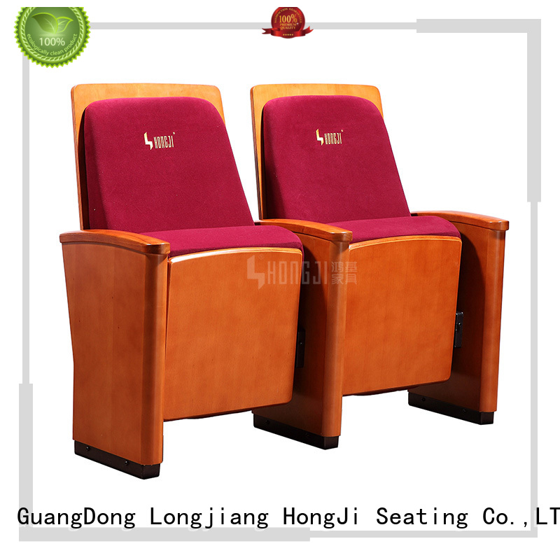 HONGJI outstanding durability auditorium seat manufacturer for sale