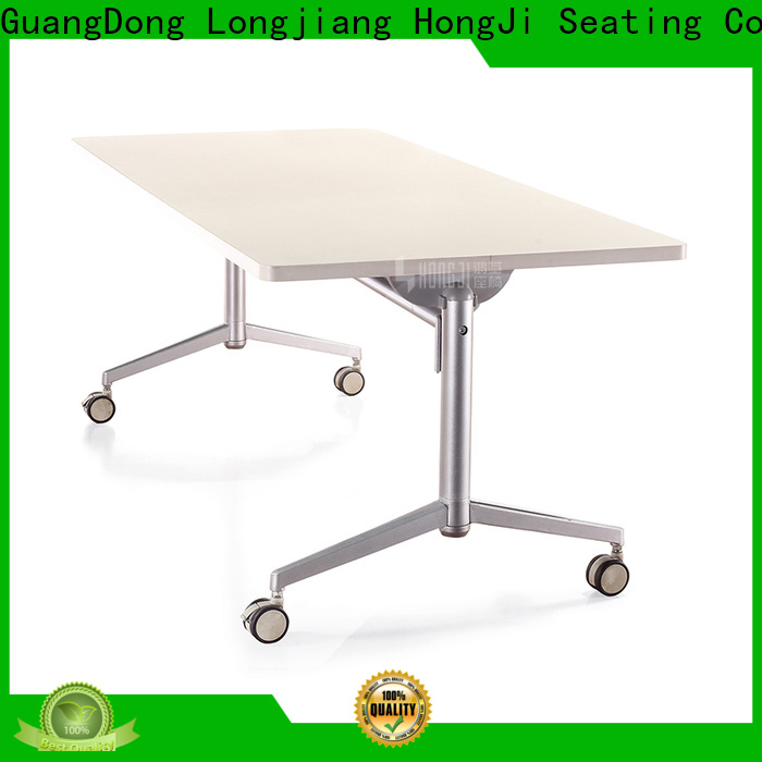 HONGJI movable black office desk from China for student